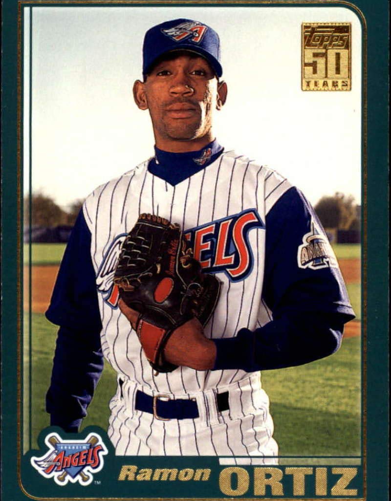 Amazon.com: 2001 Topps Series 2 Baseball #722 Ramon Ortiz Anaheim